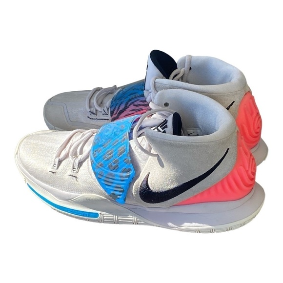 KYRIE ERVIN NIKE 6 Animal Print Mens Sneakers Size 12 Suede Leather Auth… - Picture 9 of 17